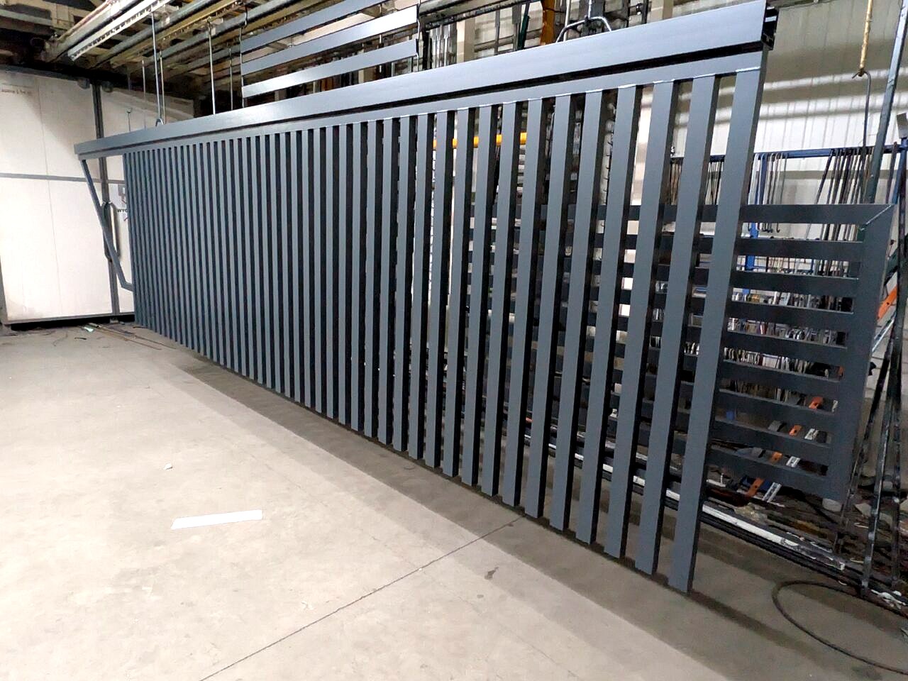 Brama aluminiowa Ral 7016 Mat – malowanie proszkowe