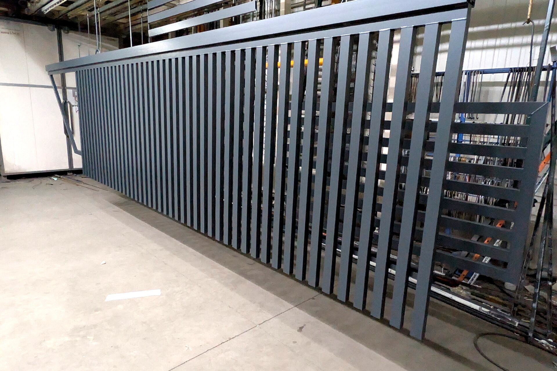 Brama aluminiowa Ral 7016 Mat – malowanie proszkowe