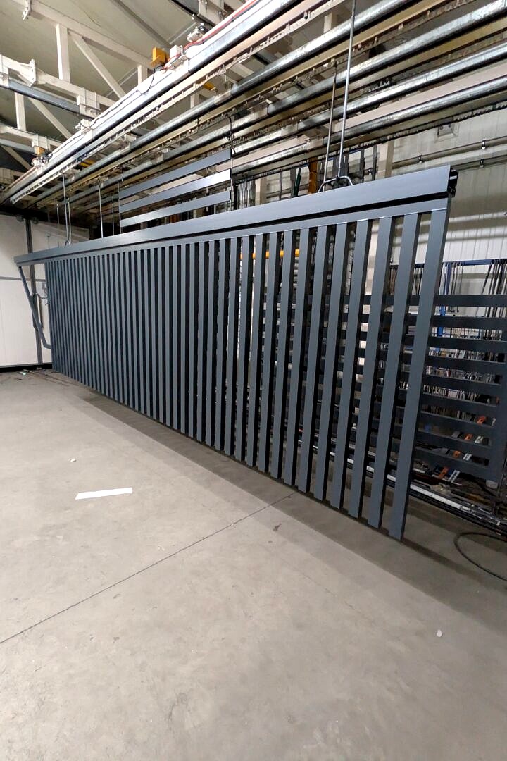 Brama aluminiowa Ral 7016 Mat – malowanie proszkowe