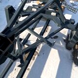 konstrukcja stojaka transportowego do schodów po malowaniu proszkowym RAL 7016